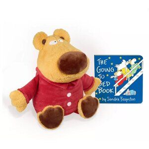 Kohl's Cares The Going to Bed Bear plush toy and book bundle.